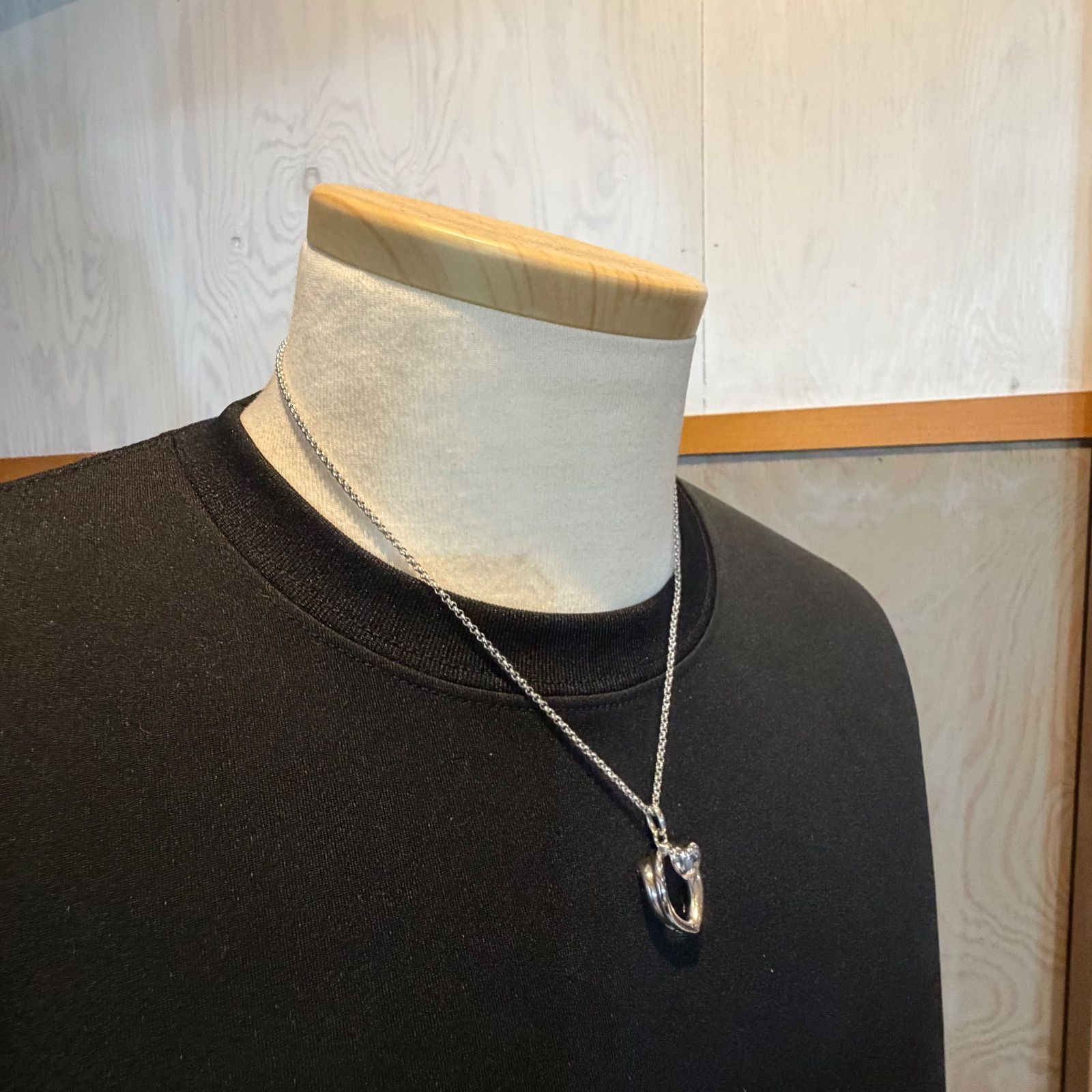美品 ネックレス ハート2002 ジョージジェンセン/GEORG JENSEN - メルカリ