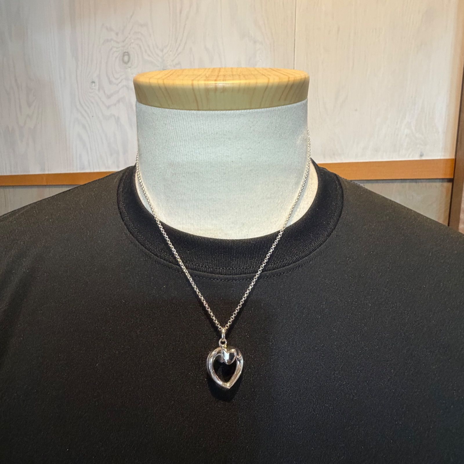 美品 ネックレス ハート2002 ジョージジェンセン/GEORG JENSEN - メルカリ