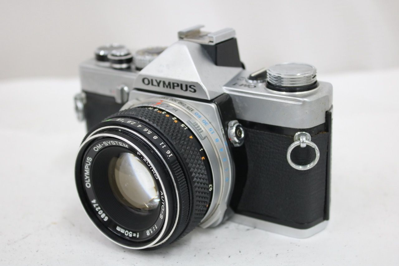 [반품 보증] 올림푸스 올림푸스 OM-1 OM-시스템 F.ZUIKO AUTO-S 50mm F1.8 바디 렌즈 세트 e16020