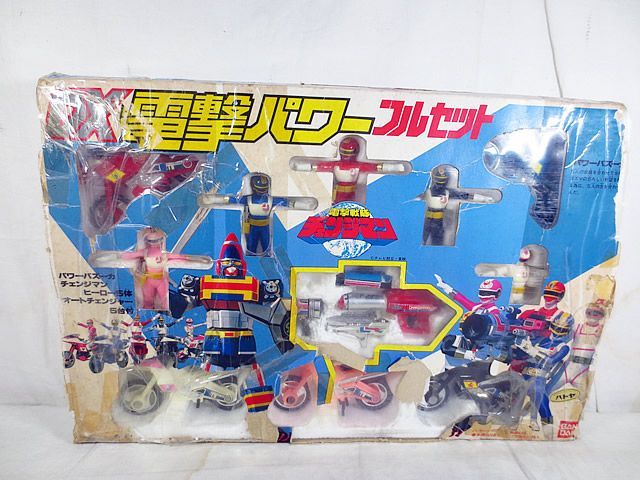 バンダイ 電撃戦隊チェンジマン DX電撃パワー フルセット - メルカリ