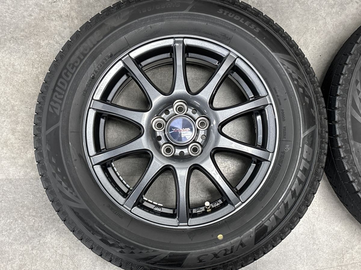 プリウス ウィッシュなどに】WEDS VELVA 15in 6J +43 PCD100