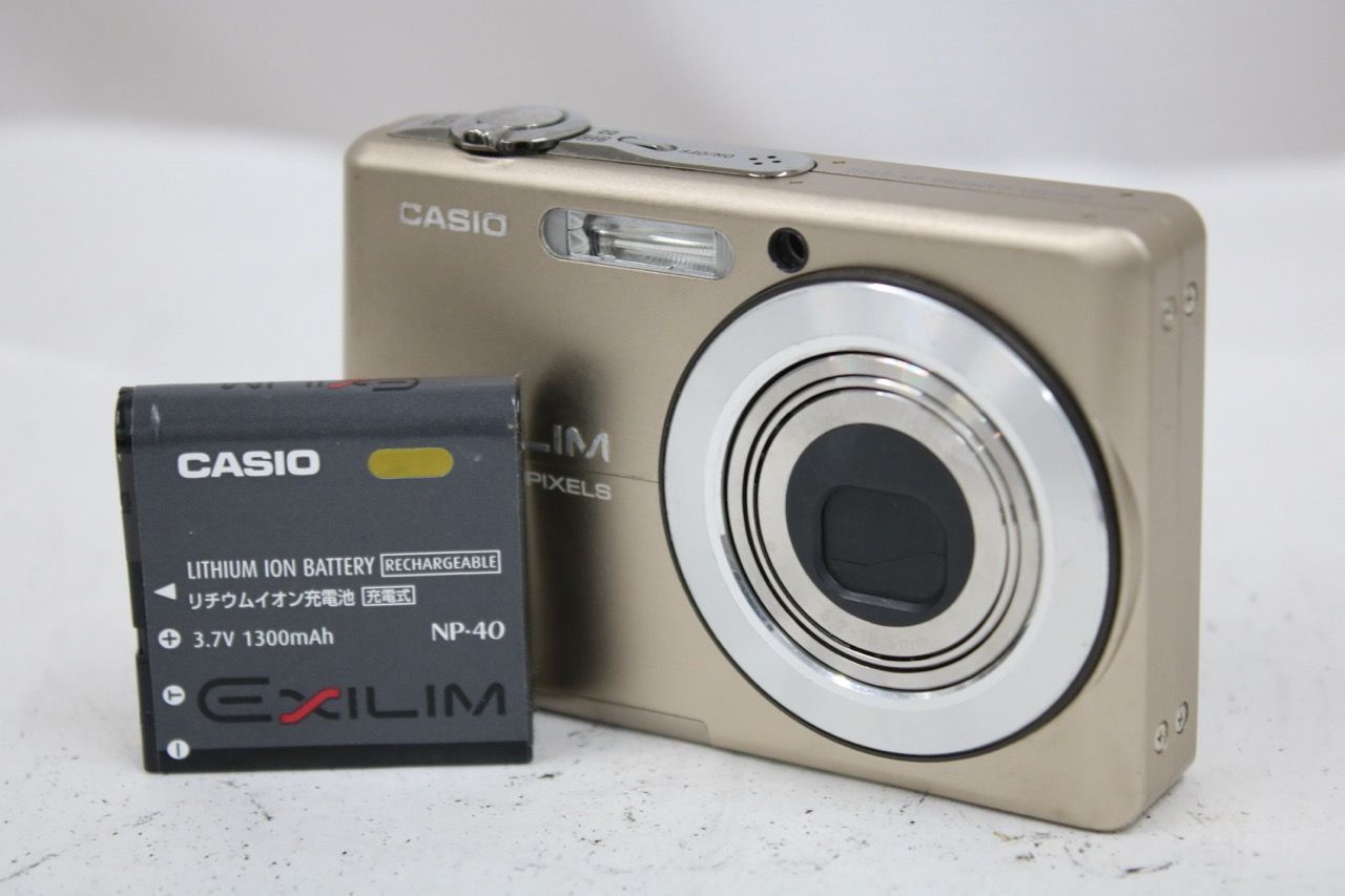 [Return Guarantee] Casio Casio EXILIM EX-Z700 3x Compact Digital Camera with Gold Battery e16117
