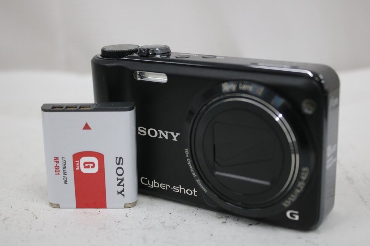 【返品保証】 ソニー Sony Cyber-shot DSC-HX5 ブラック 10x バッテリー付き コンパクトデジタルカメラ e16137