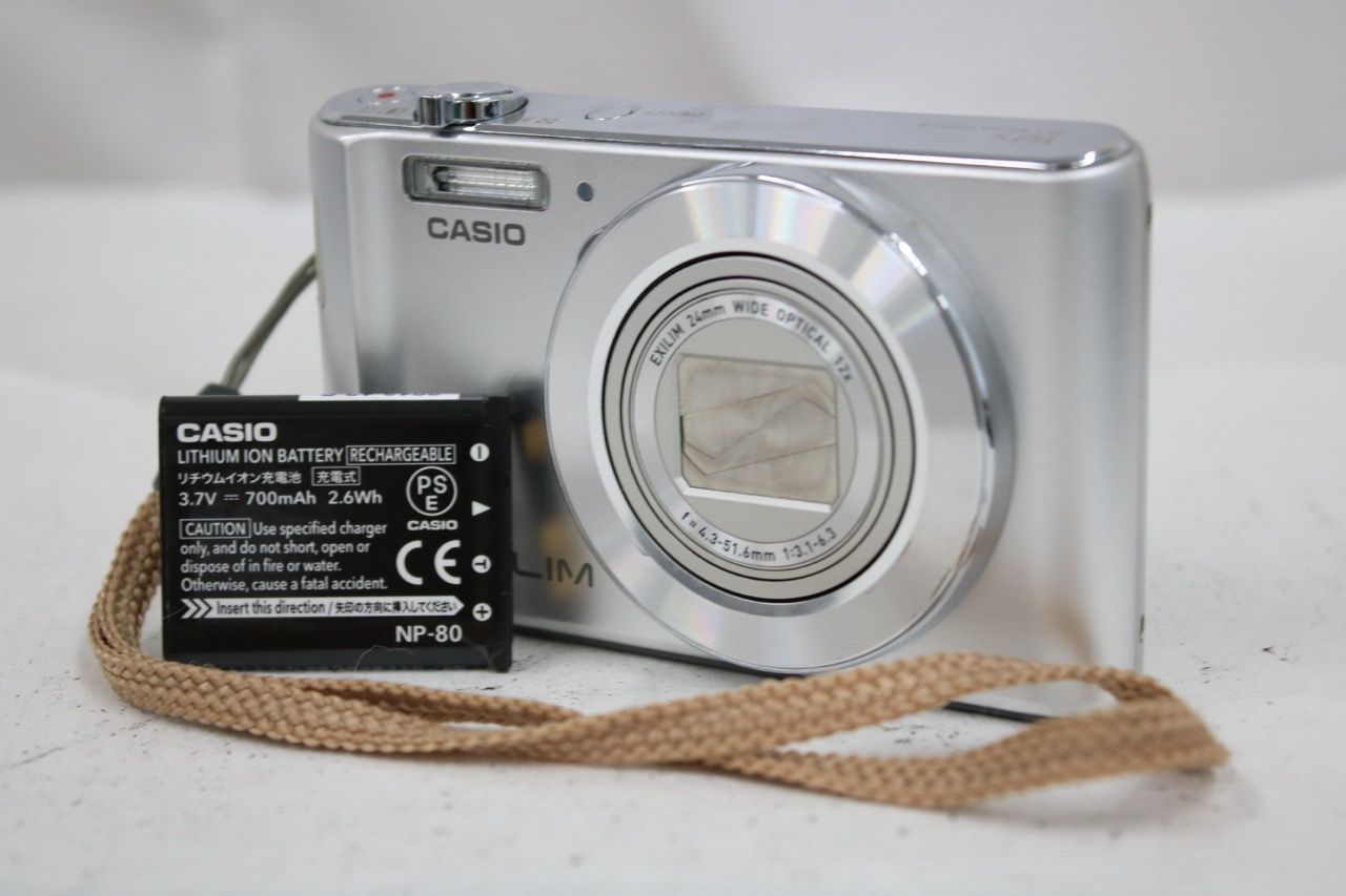 【返品保証】 カシオ Casio EXILIM EX-ZS180 12x バッテリー付き コンパクトデジタルカメラ e16131 9,652円