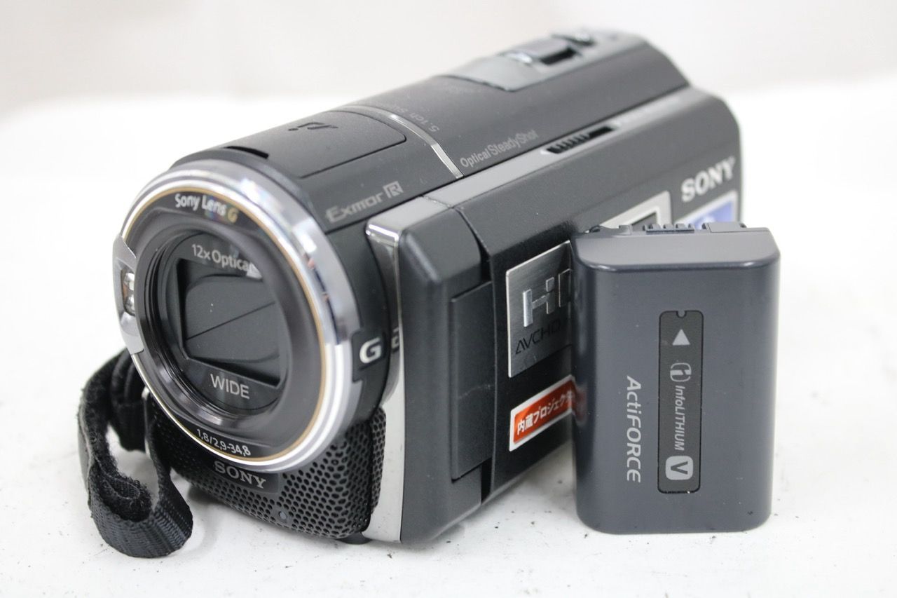 [Return Guarantee] Sony Sony HANDYCAM HDR-PJ590V 12x Black Digital Video Camera e16146