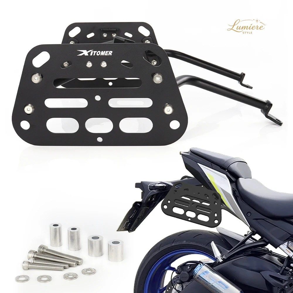 GSX-S 950 GSX-S1000 2021 - 24 オートバイ用サドルバッグサポートバー取り付けブラケットサイドパニアラック