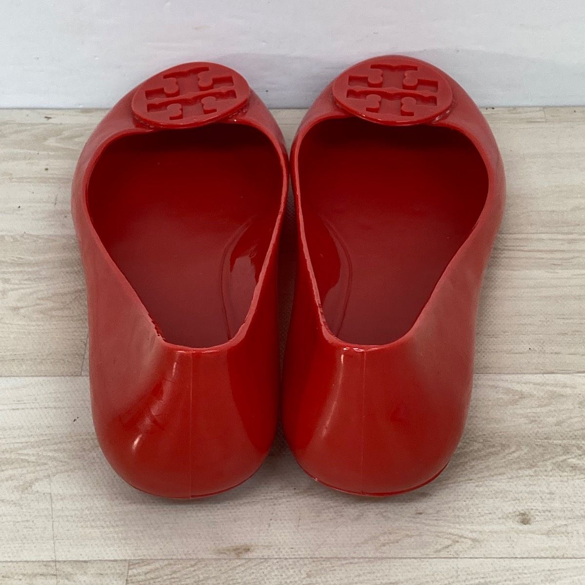 TORY BURCH/トリーバーチ フラットシューズ/パンプス レッド/赤 ラバー
