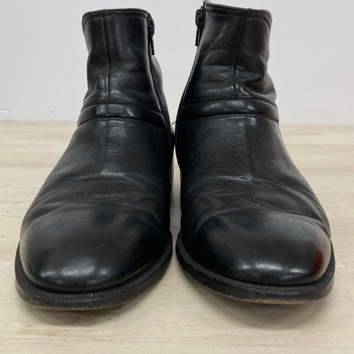 BALLY/バリー BROCK サイドジップブーツ ブラック 7 1/2 W (25.5cm相当