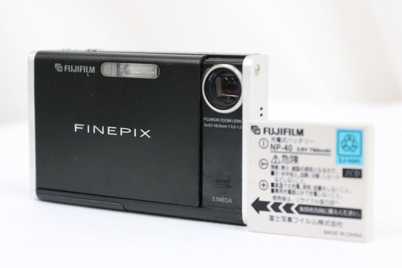 【返品保証】 フジフィルム Fujifilm FINEPIX Z1 ブラック 3x バッテリー付き コンパクトデジタルカメラ e16218