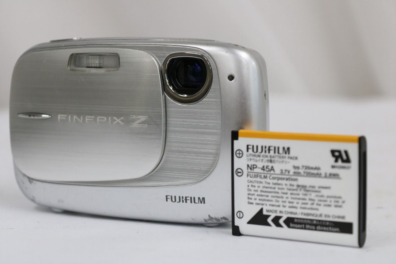 【返品保証】 フジフィルム Fujifilm FINEPIX Z37 3x バッテリー付き コンパクトデジタルカメラ e16219