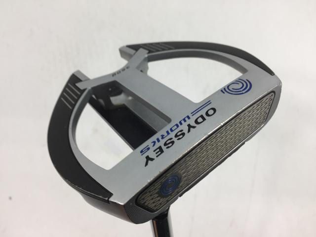 返品OK 【中古ゴルフクラブ】オデッセイ WORKS VERSA(ワークス バーサ) マークスマン FANG パター オリジナルスチール パター