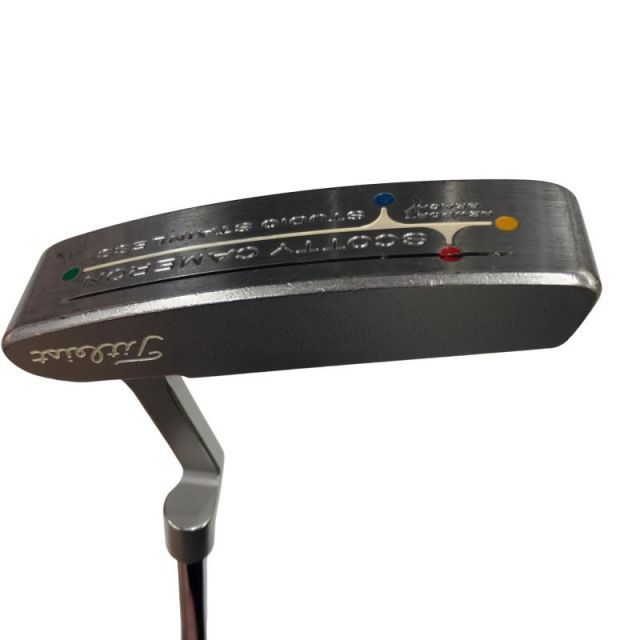 【中古】 タイトリスト SCOTTY CAMERON STUDIO STAINLESS NEWPORT BEACH 35インチ パター PT スチール (フレックスその他) メンズ 男性用 右利き 右用 Cランク ゴルフクラブ