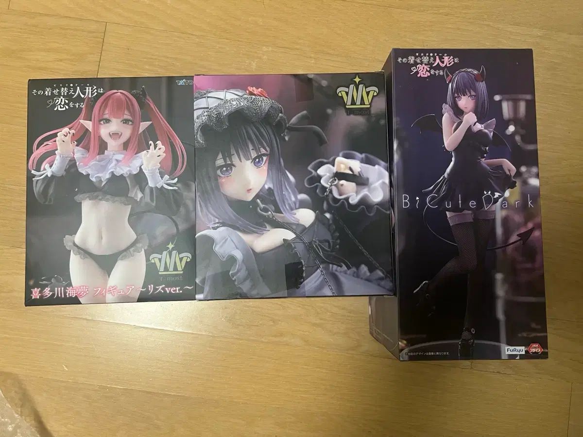 (送料込み85) ビスクドール 北川 マリン フィギュア 3種 セットです
