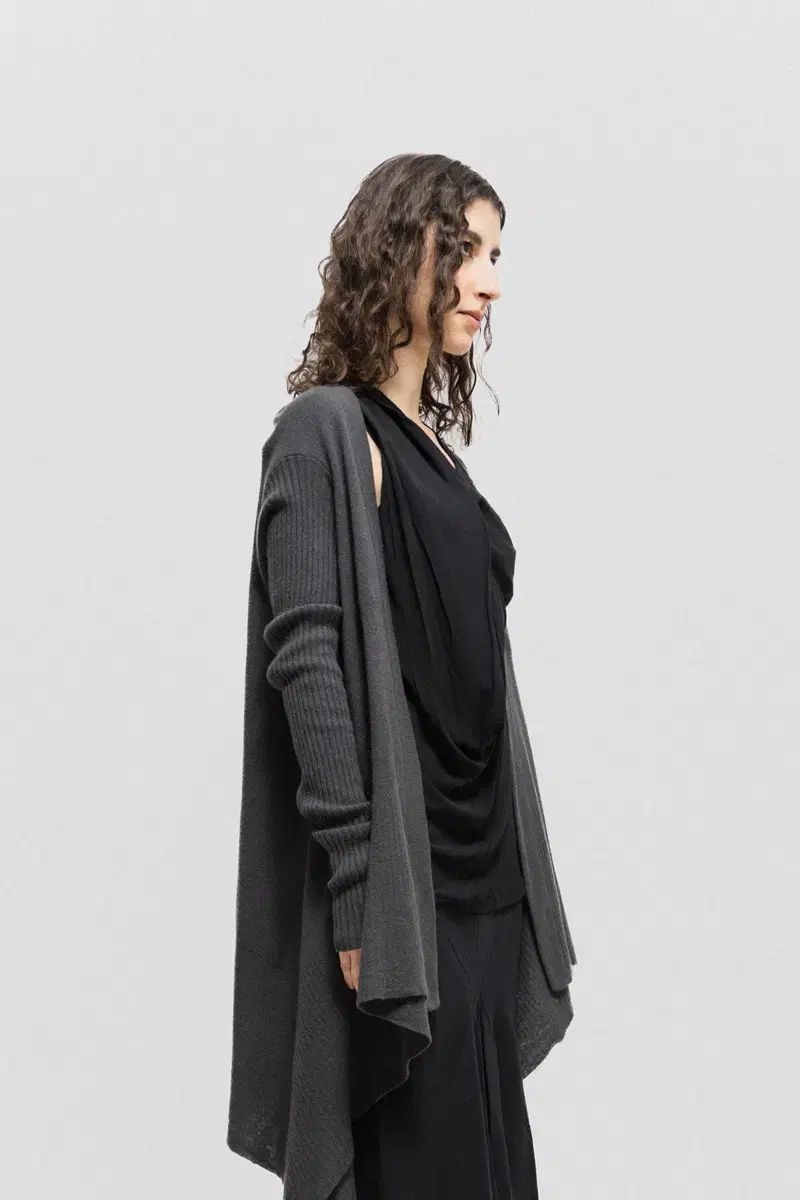 06fw RICK OWENS リックオウエンス アンゴラ ドレープ カーディガン