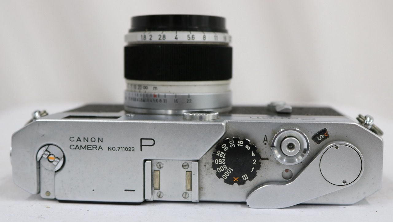 訳あり品】 キャノン Canon Camera P + Lens 50mm F1.8 レンジ