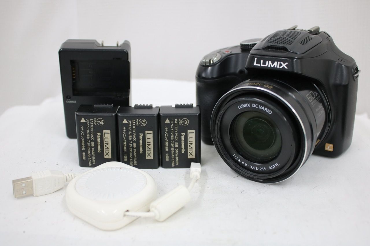 【返品保証】 パナソニック Panasonic LUMIX DMC-FZ70 60x 付属品多数 コンパクトデジタルカメラ e16332