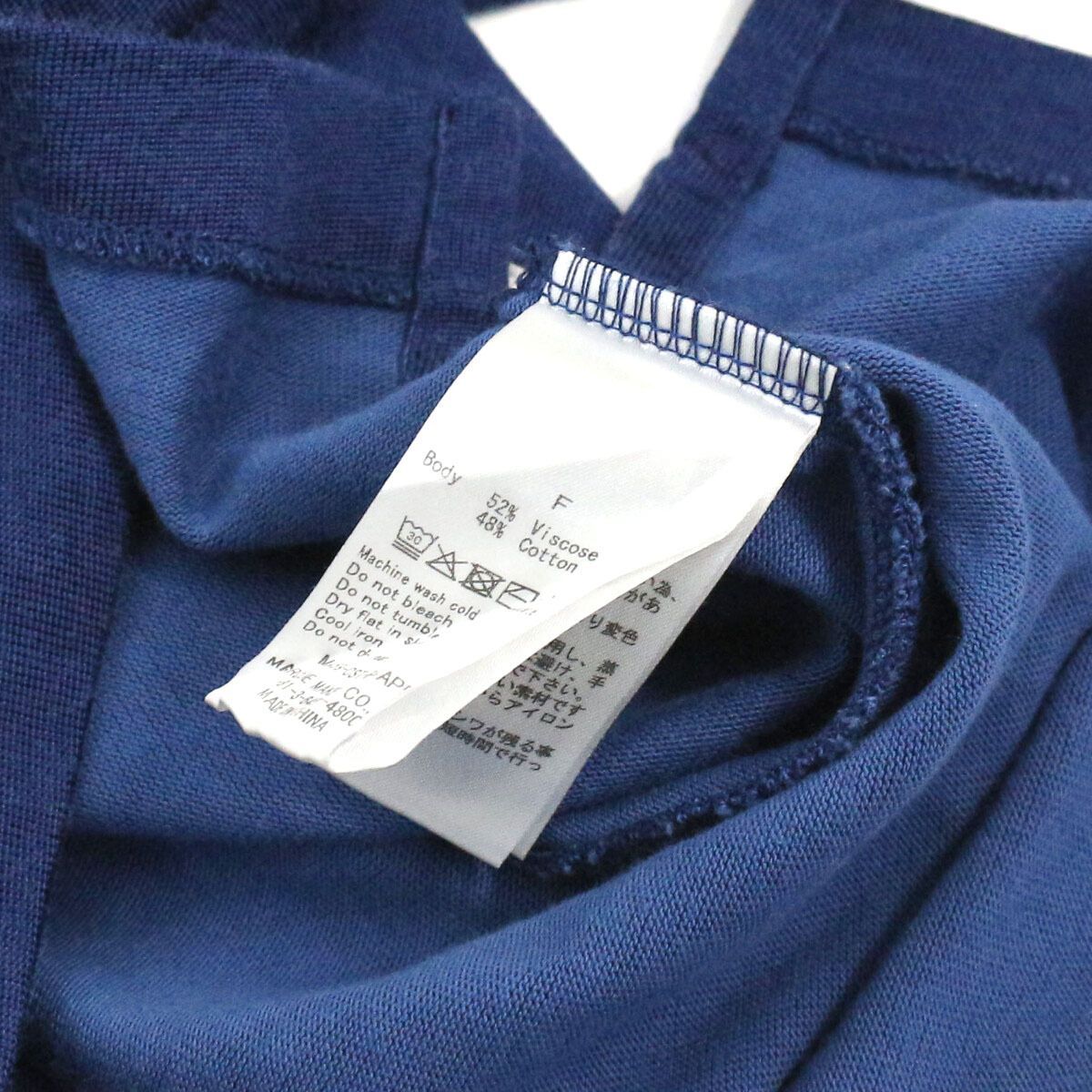athletic wear mason アスレティックウェアメイソン 25AW AP STUDIO別注 レーヨンフットボールTシャツ F 25070587001430