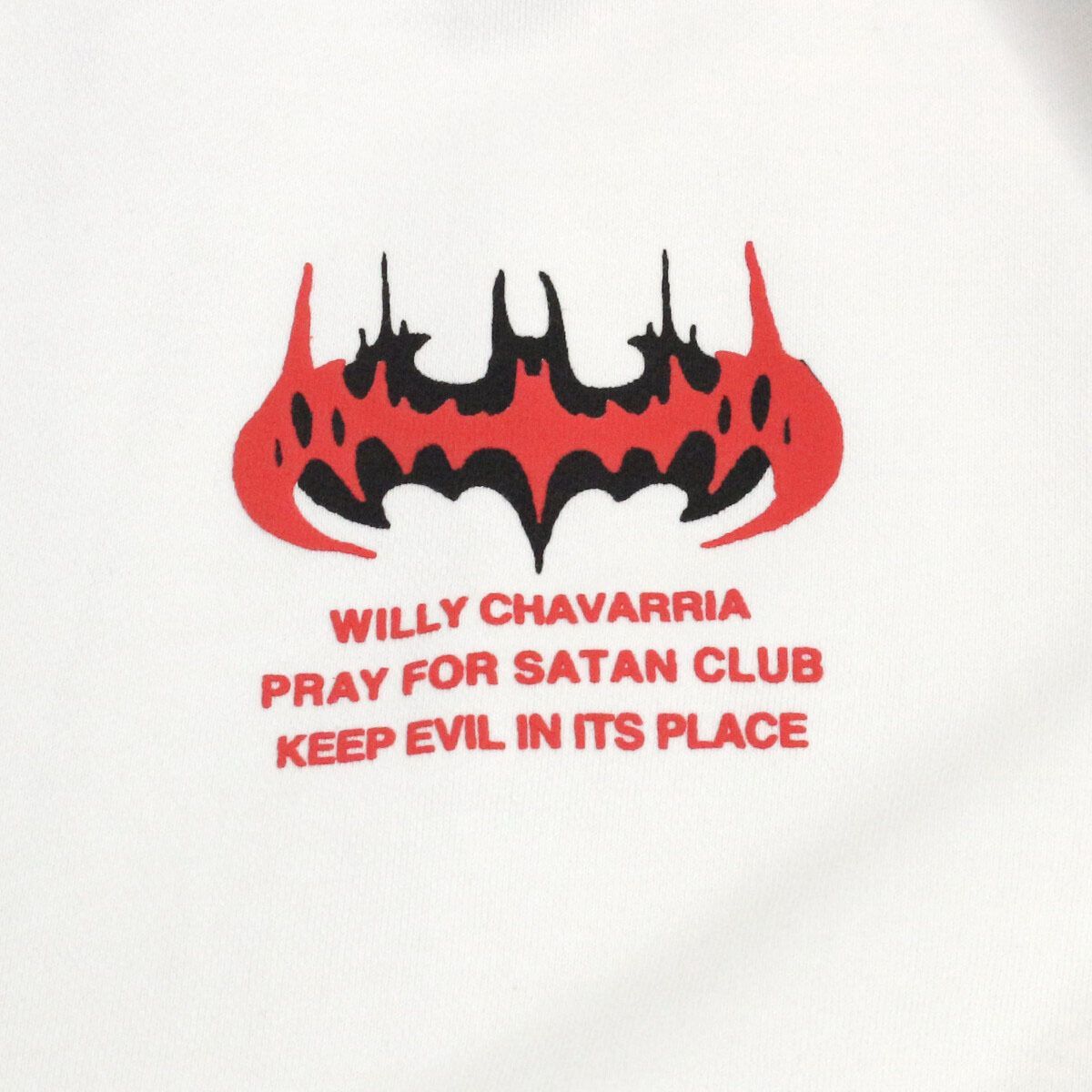 WILLY CHAVARRIA ウィリーチャバリア 24SS BUFFALO SATAN BOMBER CREW