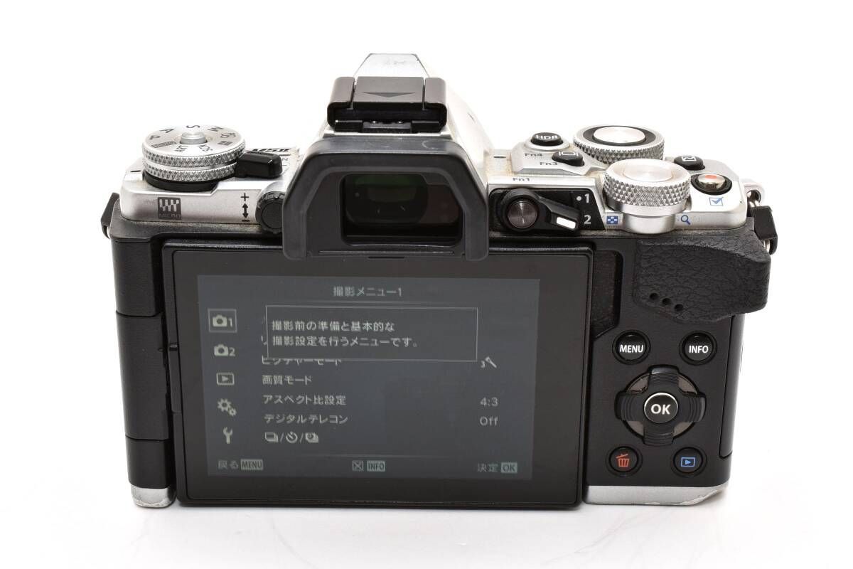 オリンパス OM-D em-5 mark ⅱ 【シャッター回数約1600回】 ☆実用品☆ 《シャッター数 3167回》OLYMPUS オリンパス OM-D E-M5