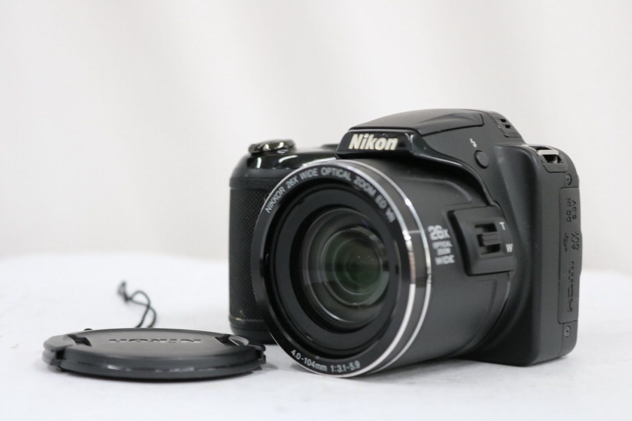 【返品保証】 【便利な単三電池で使用可】ニコン Nikon COOLPIX L810 26x ブラック コンパクトデジタルカメラ e16539