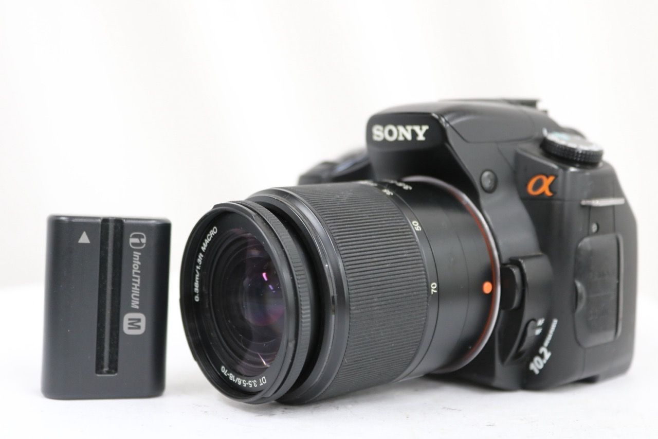 【返品保証】 ソニー Sony DSLR-A300 DT 18-70mm F3.5-5.6 バッテリー付き デジタル一眼 e16550
