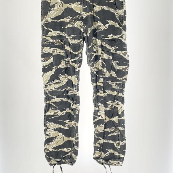 中古】Stussy タイガーカモ カーゴパンツ 迷彩 サイズ32 ステューシー
