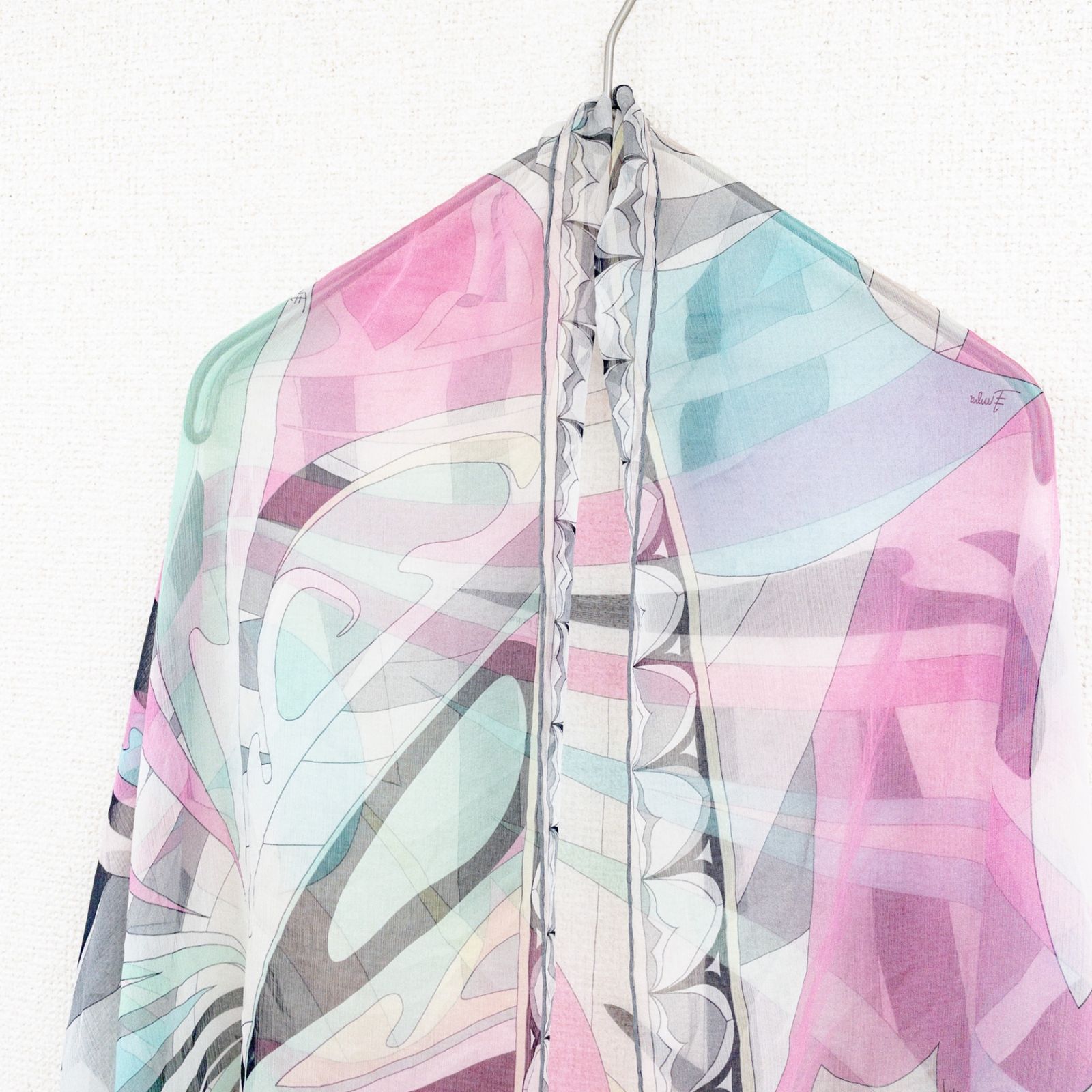 EMILIO PUCCI エミリオプッチ ショール ストール スカーフ 総柄 大判