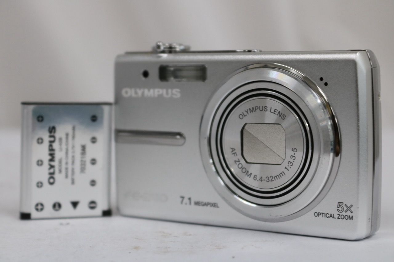【返品保証】 オリンパス Olympus FE-240 5x バッテリー付き コンパクトデジタルカメラ e16591