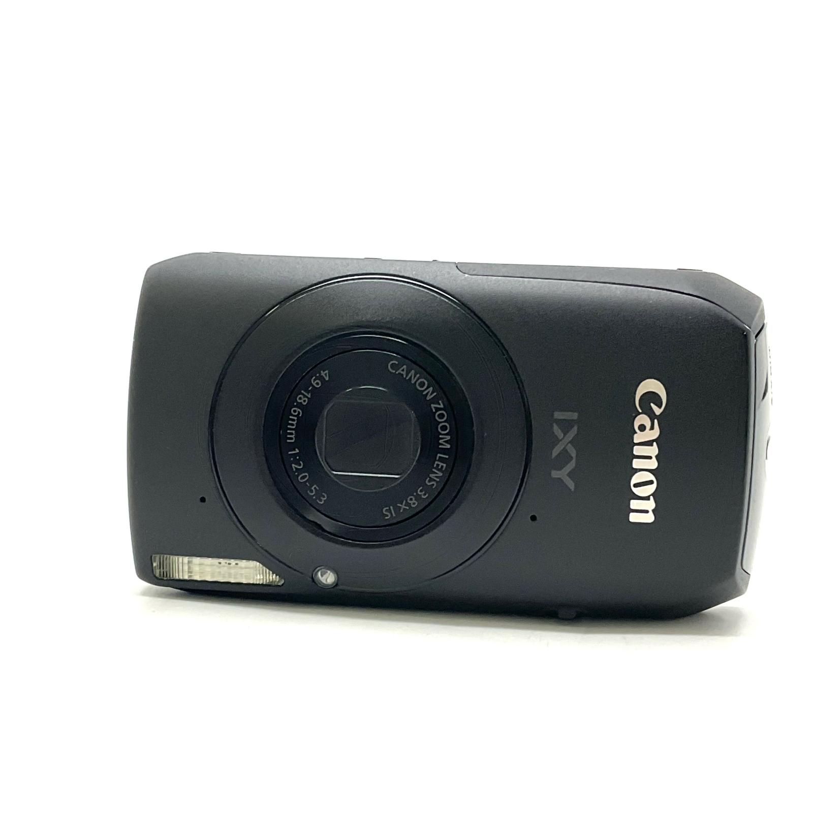 【全額返金保証】【最速発送】Canon コンパクトデジタルカメラ IXY 30S ブラック 美品 動作確認済