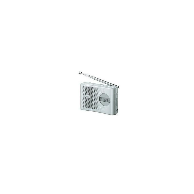 【新品】 SONY FM/AM PLLシンセサイザーハンディーポータブルラジオ シルバー ICF-M55/S