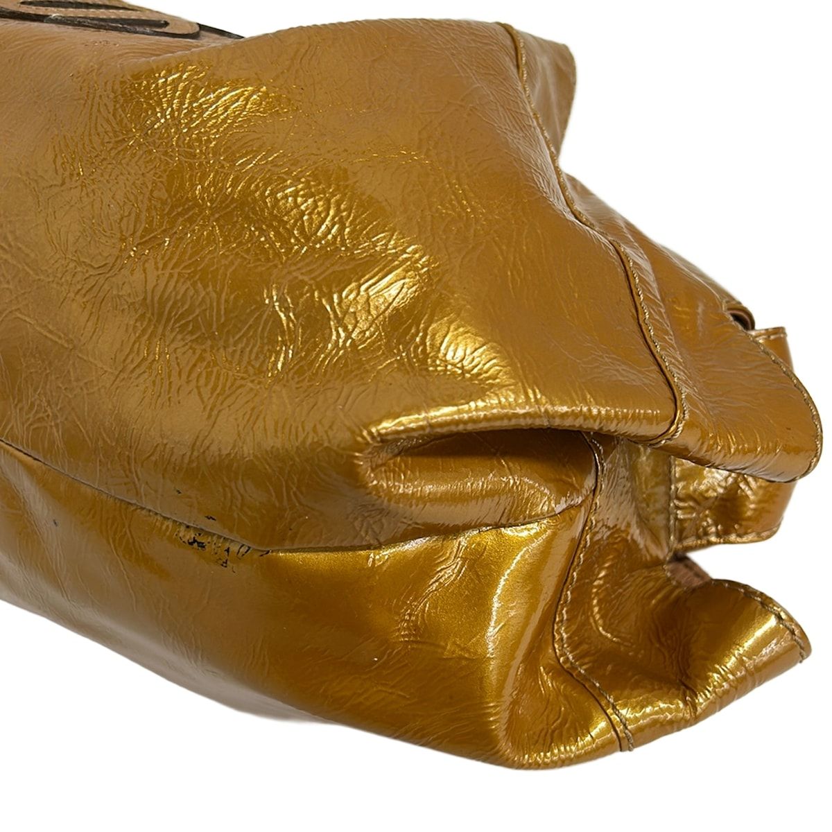 LOEWE(ロエベ) ハンドバッグ ナッパアイレ ダークイエロー×ブラウン 