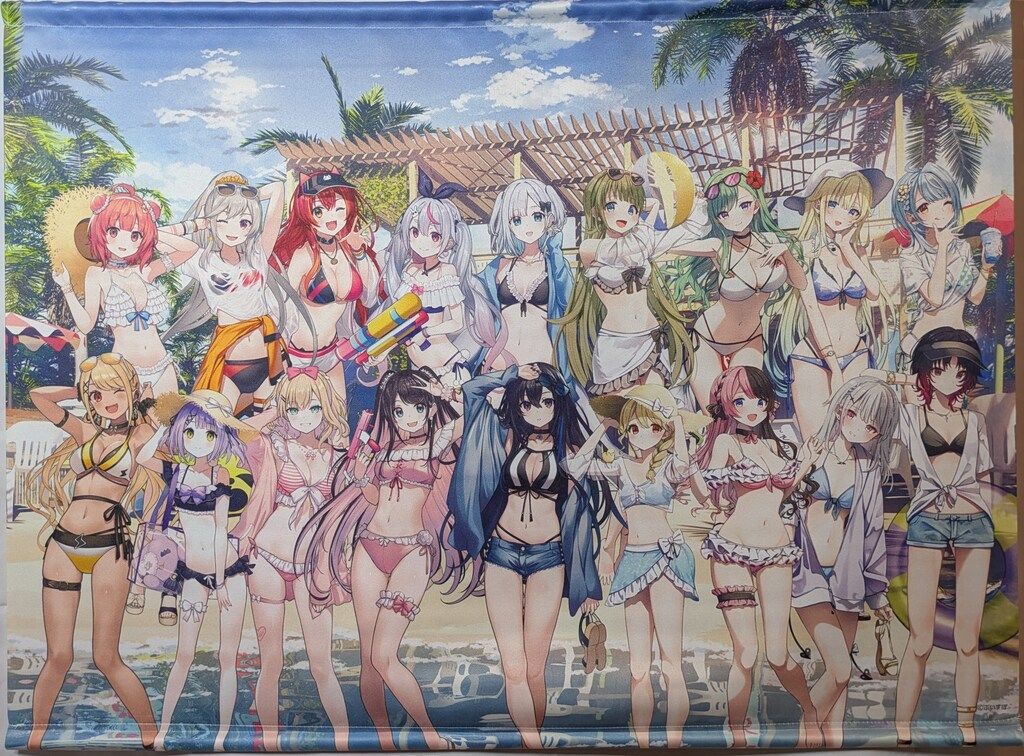 Brave group コミックマーケット102 ぶいすぽっ! 集合絵タペストリー