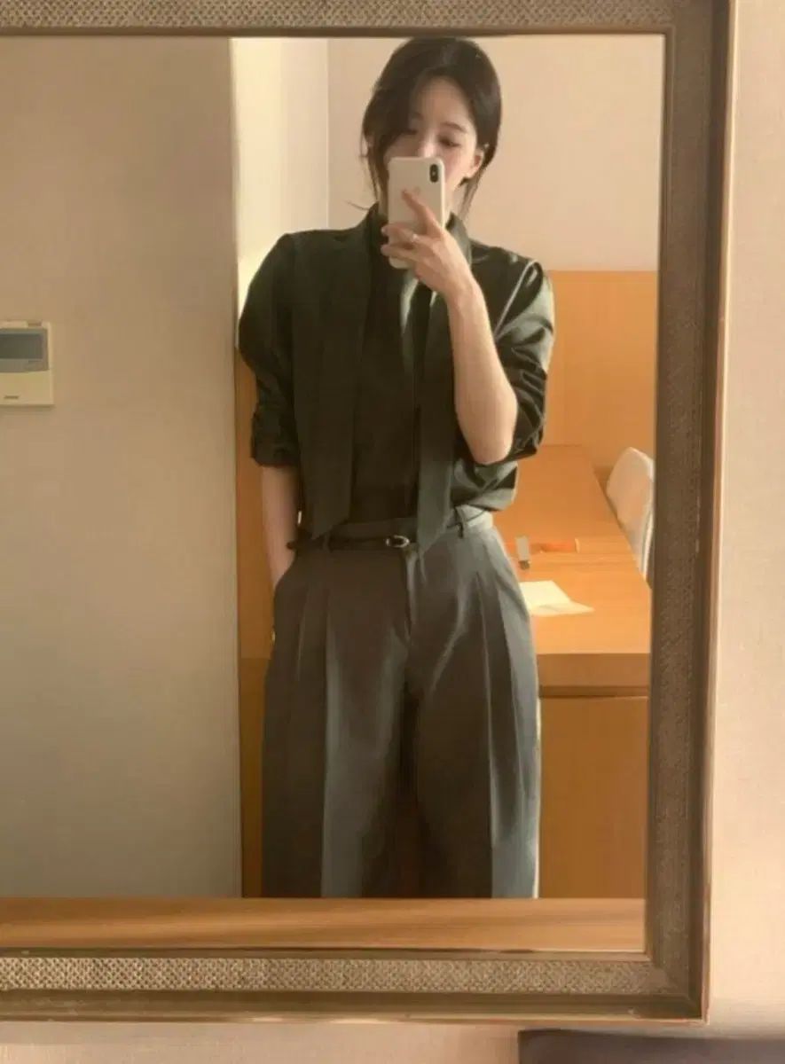 샵모도 Modo Market ジェントル チャコール スラックス m ロング丈