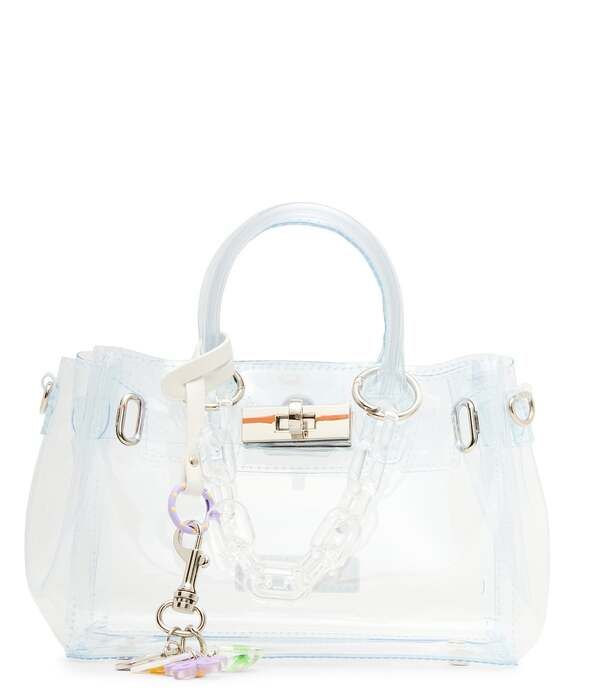 スティーブ マデン レディース バッグ Steve Madden Gummy Clear Jelly Top Handle Satchel Bag Clear 25,418円