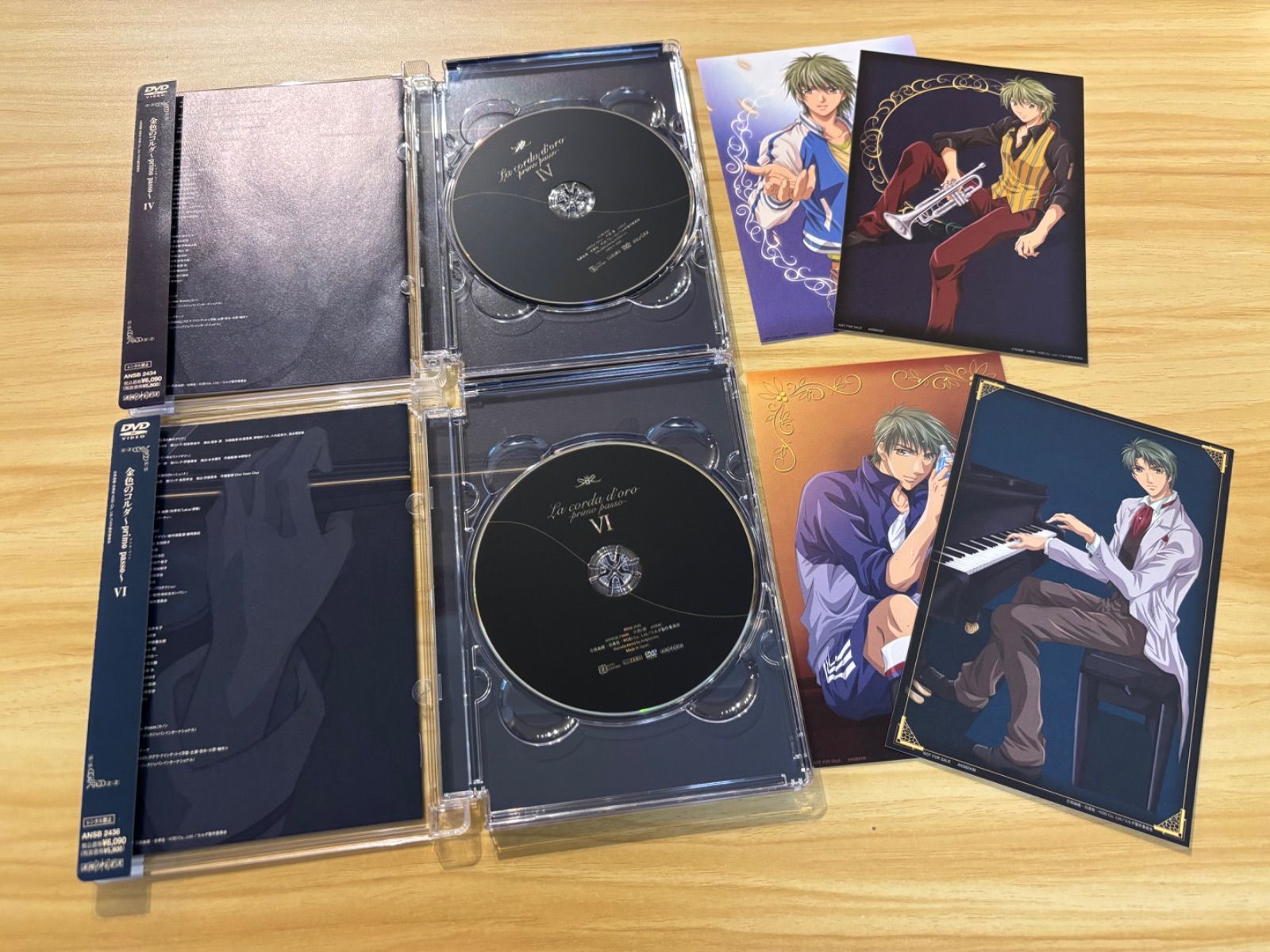 中古][DVD] 金色のコルダ 〜primo passo 〜 4点セット／(Ⅰ、Ⅳ、Ⅵ