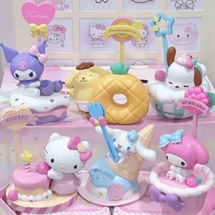 Sanrio サンリオ 海外限定 甜品シリーズ メモスタンド フィギュア 置物