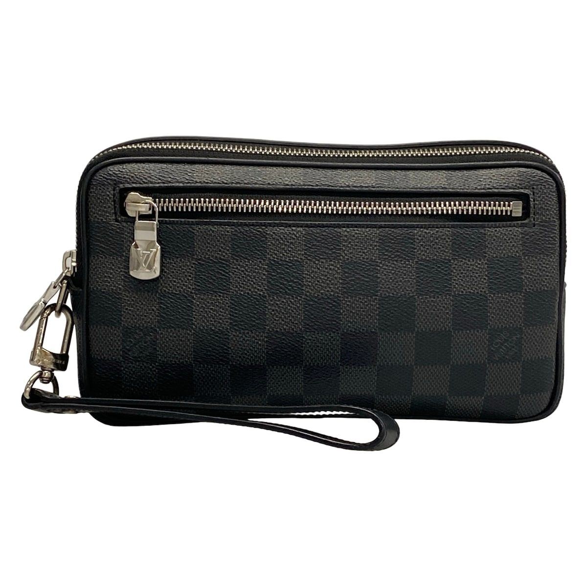 LOUIS VUITTON(ルイヴィトン) クラッチバッグ ダミエグラフィット アルファ クラッチ N60182 ダークグレー×黒 49,620円