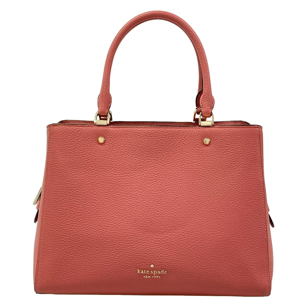 Kate spade(ケイトスペード) ハンドバッグ レイラ ミディアム トリプル コンパートメント サッチェル WKR00335 ピンク レザー