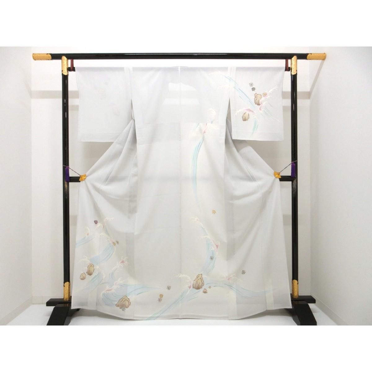 単衣　駒絽訪問着　吉本大輔【本加賀友禅】 125,300円