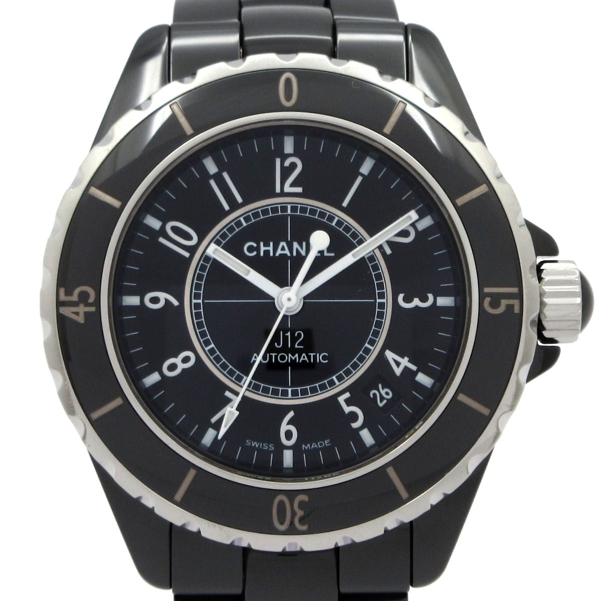CHANEL(シャネル) 腕時計 J12 H0685 メンズ ブラックセラミック/38mm/旧型 黒 189,550円