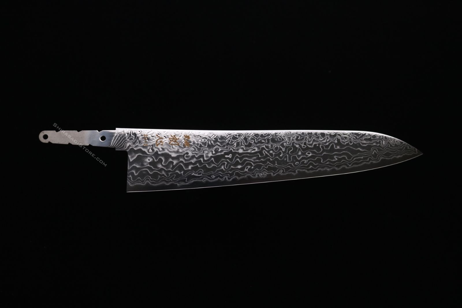 初心【流氷】牛刀 包丁 スーパーゴールド2 (SG2) ダマスカス鋼 240mm 刃のみ