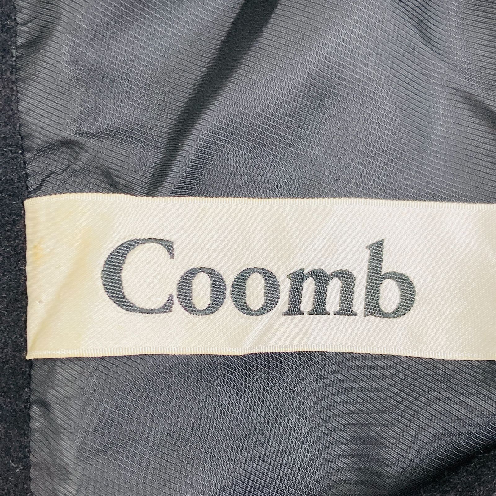 Coomb クーム アンゴラ混 コクーンロングコート 黒 40 - メルカリ