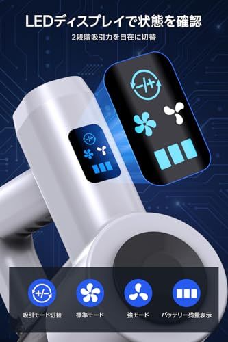 掃除機 コードレス 【2026革新版登場!45000Pa超強力吸引・45分連続稼働