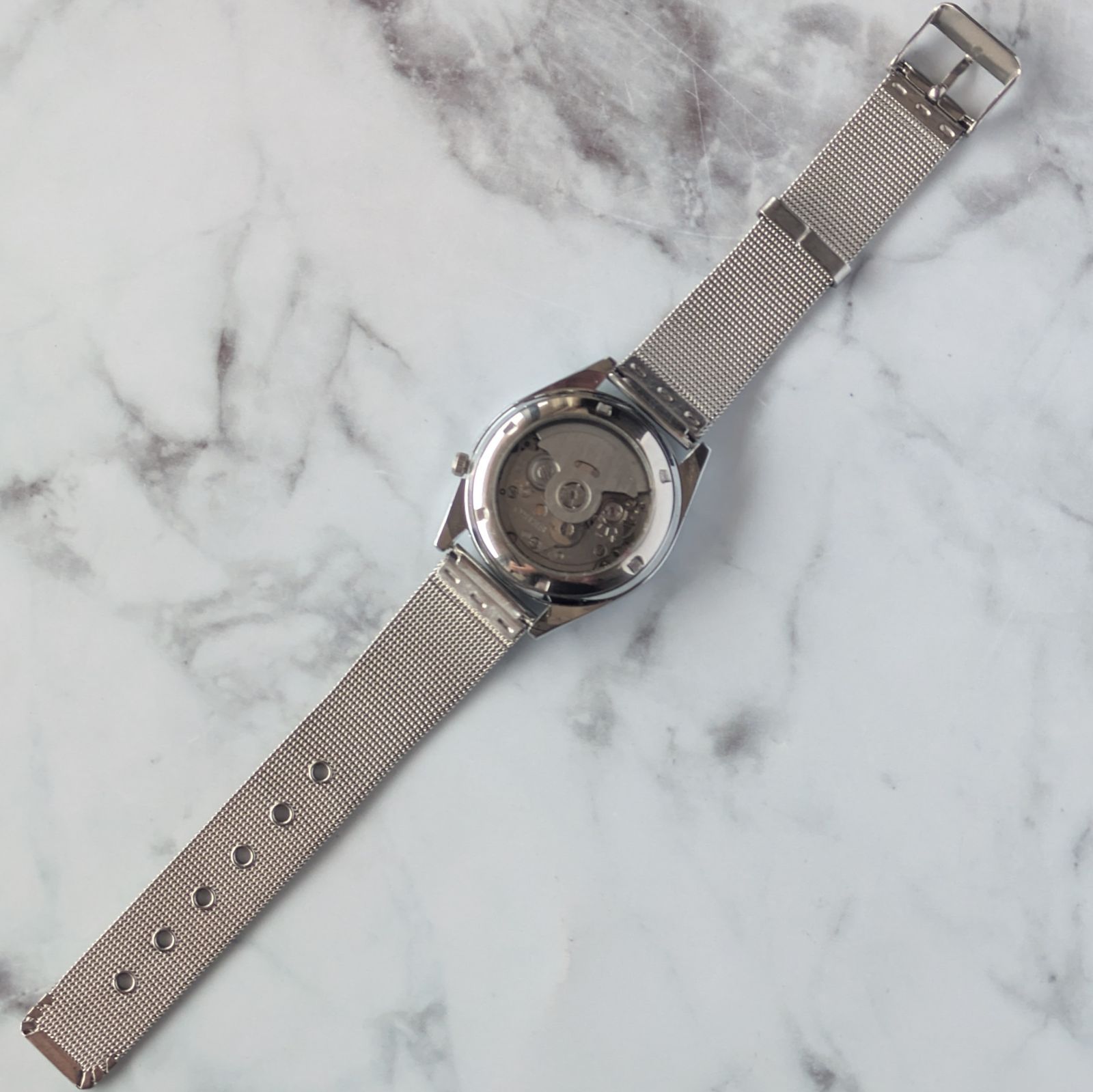 不動品 SEIKO セイコー5 自動巻き ヴィンテージ グリーン文字盤