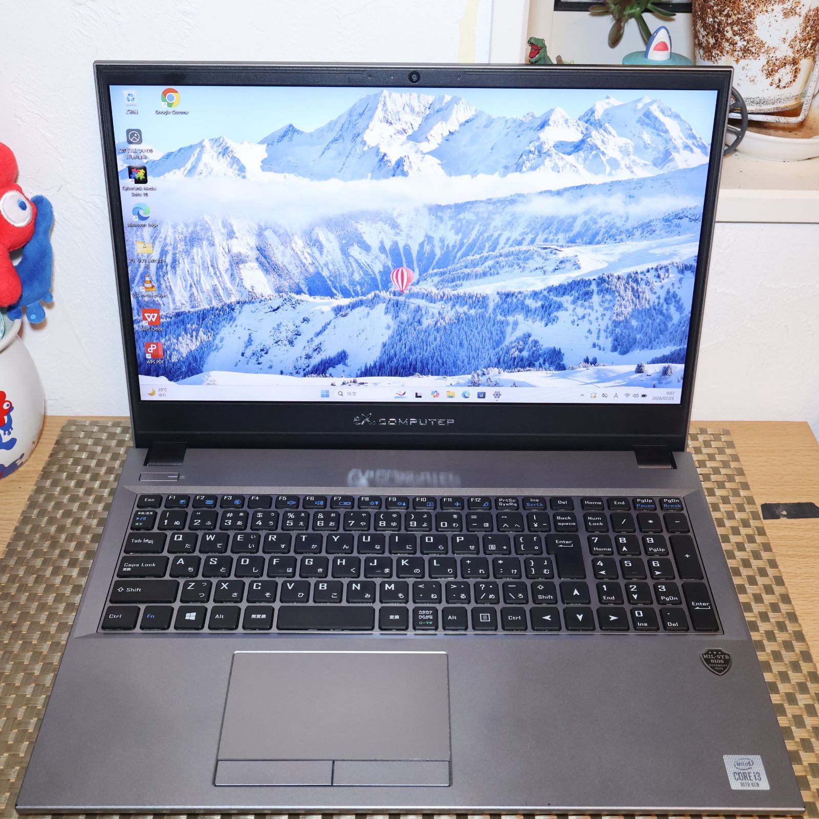 Win11正式対応10世代i3/メ8/SSD/DVD/FHD液晶/無線/カメラ - メルカリ