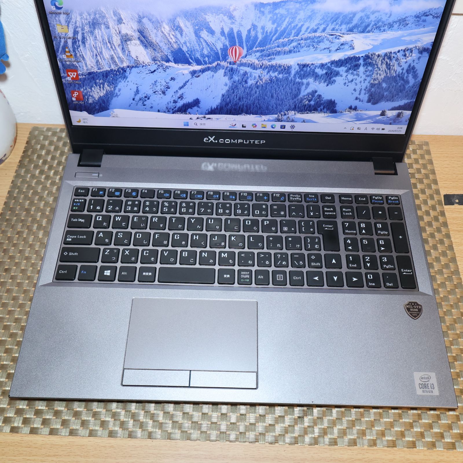 Win11正式対応10世代i3/メ8/SSD/DVD/FHD液晶/無線/カメラ - メルカリ