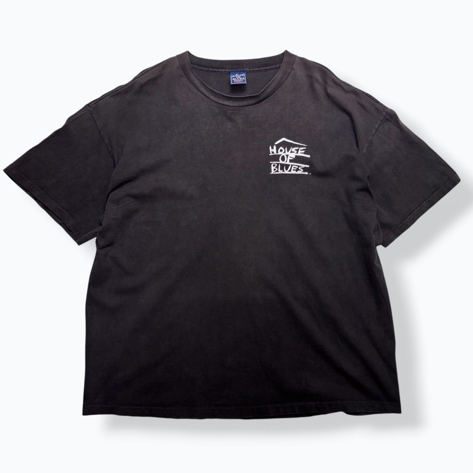 90s HOUSE OF BLUES Print T-Shirts Made in USA 【XXL】 90年代