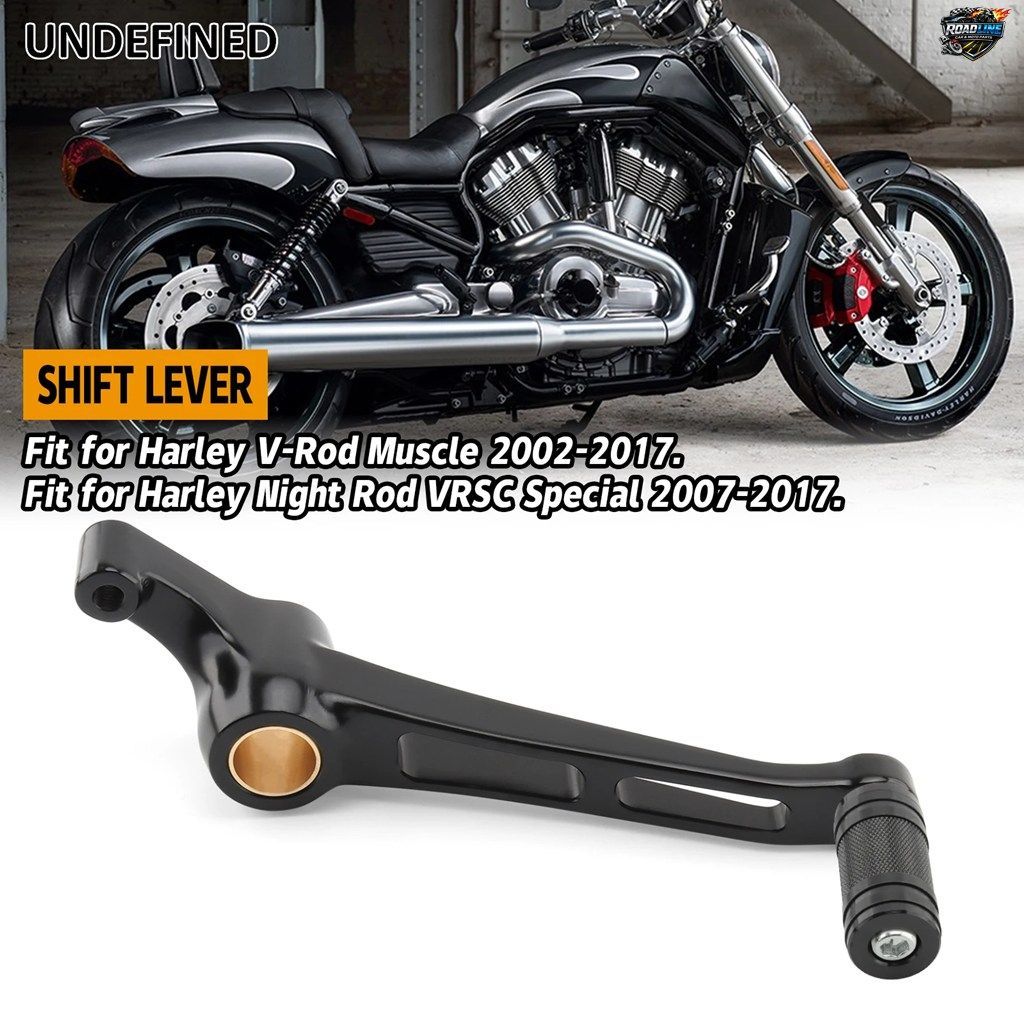 ハーレーダビッドソン V-ROD MUSCLE 2002-2017、NIGHT ROD VRSC SPECIAL 2007-2017 用モーターサイクルシフトアームレバーペグペダル アル