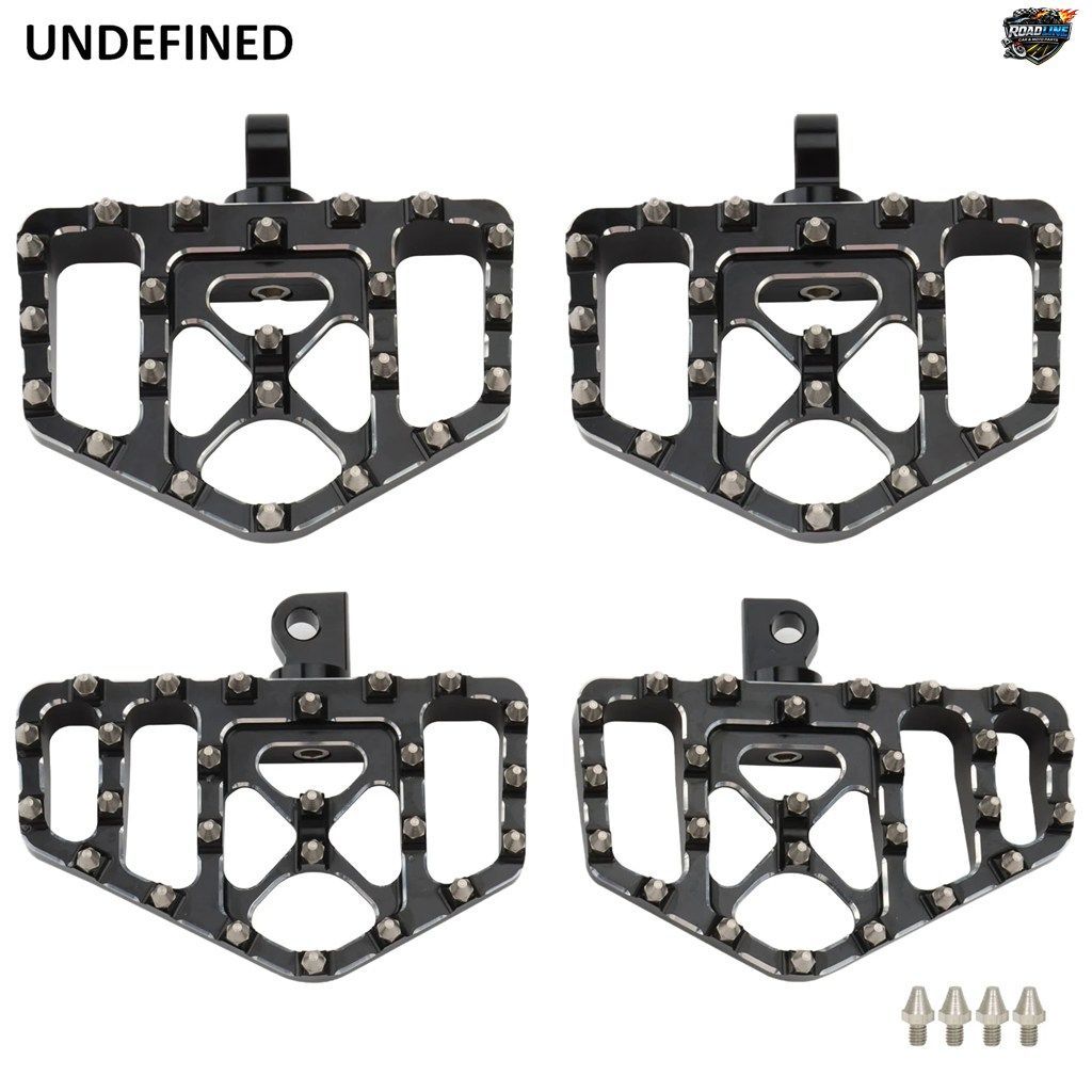 ハーレーツーリング、ロードキング、スポーツスター、XL、ソフテイル、ファットボーイ、ダイナ用モーターサイクルMXゴールドスパイクフロア