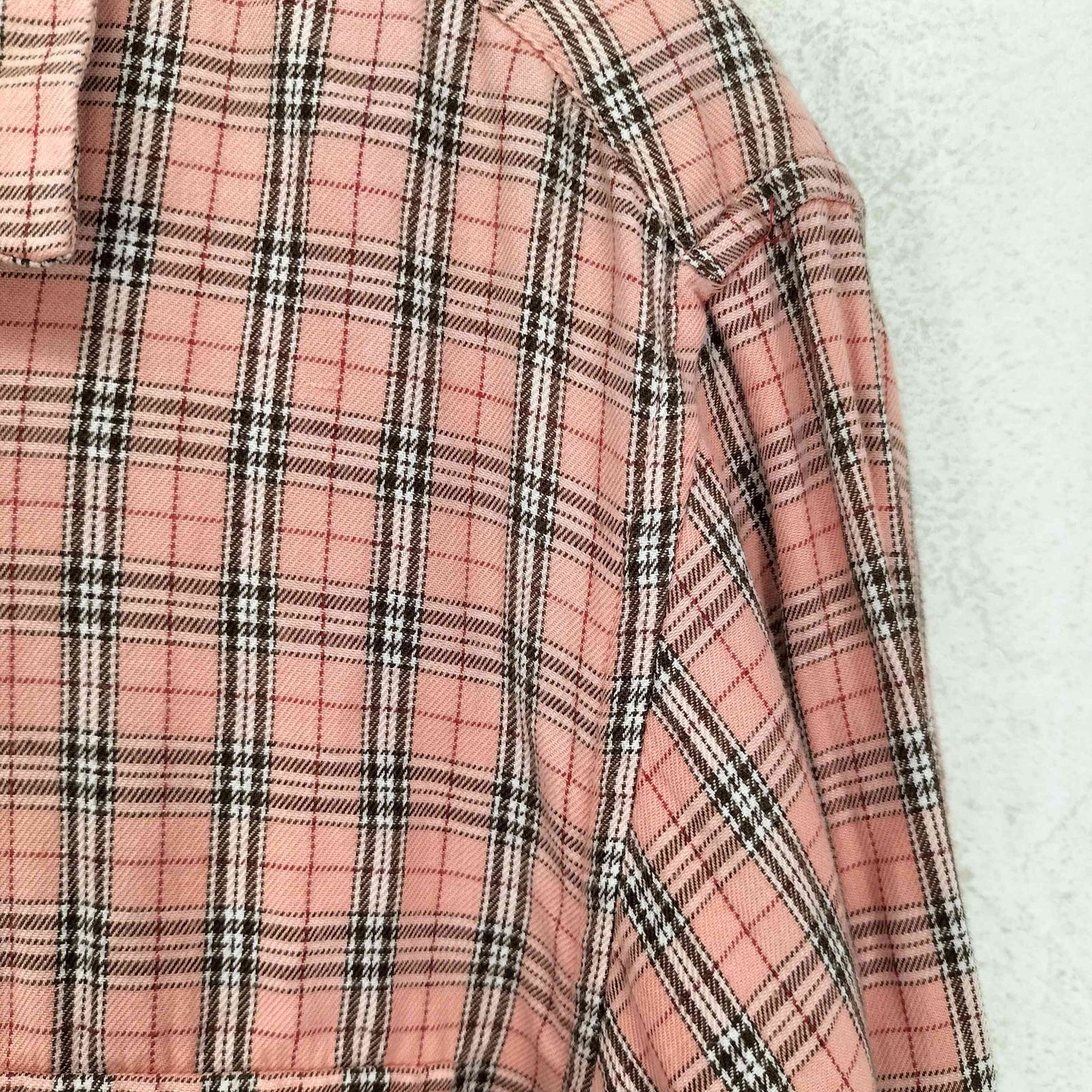 Stussy(ステューシー) ボックスシルエット 2ポケット開襟チェックシャツ ステューシー Stussy ボックスシルエット 2ポケット開襟チェックシャツ